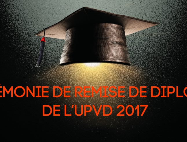 Save the Date – 5ème cérémonie de remise de diplômes de l’UPVD