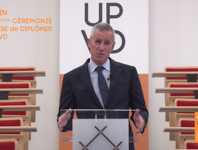 François Molins, parrain de la Cérémonie de Remise de Diplômes de l’UPVD 2017