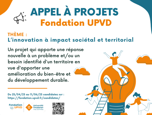 Nouvel Appel à Projets 2023  “L’innovation à impact sociétal et territorial” A vos candidatures !