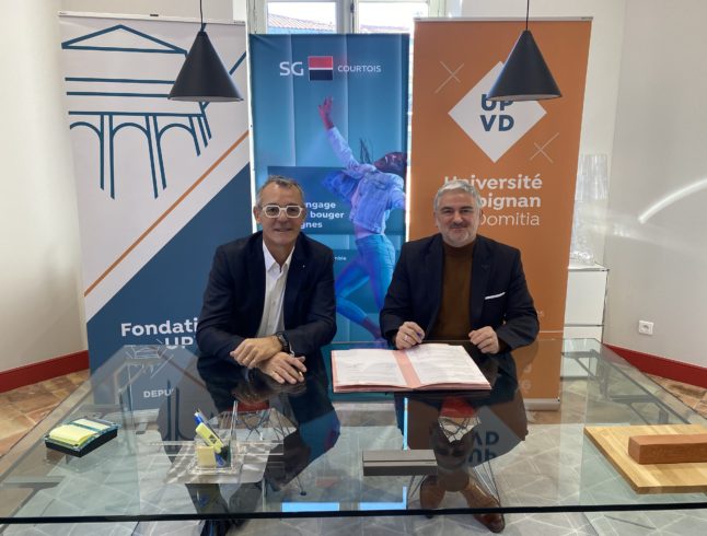 La SG Courtois devient mécène fondateur de la Fondation UPVD pour 2023-2025