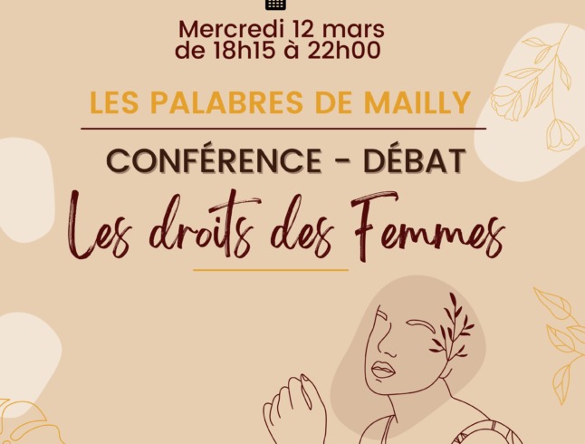 Les Palabres de Mailly : 2ème édition sur le thème des droits des femmes