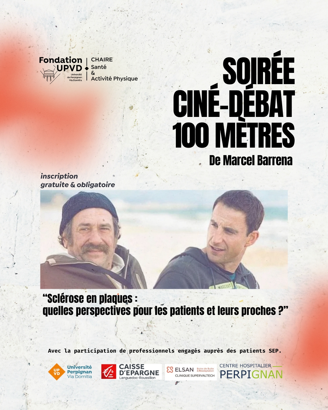 Soirée ciné-débat à l’UPVD : « Sclérose en plaques, quelles perspectives pour les patients et leurs proches ? »